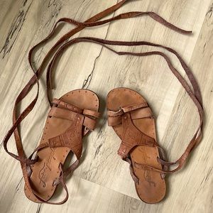 Free People gladiator sandals 37